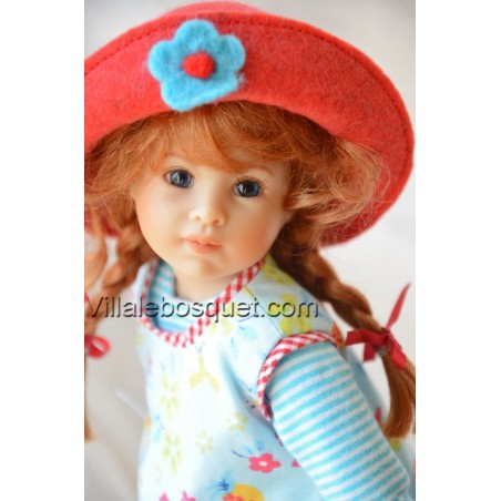 Heidi Plusczok créé des superbes petites poupées à 9 articulations, poupées uniques ou en petite édition.