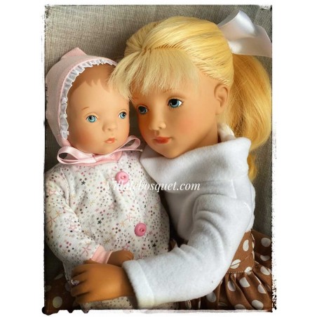 Très belles poupées à jouer et à collectionner de Sylvia Natterer pour Petitcollin, fabrication Européenne!