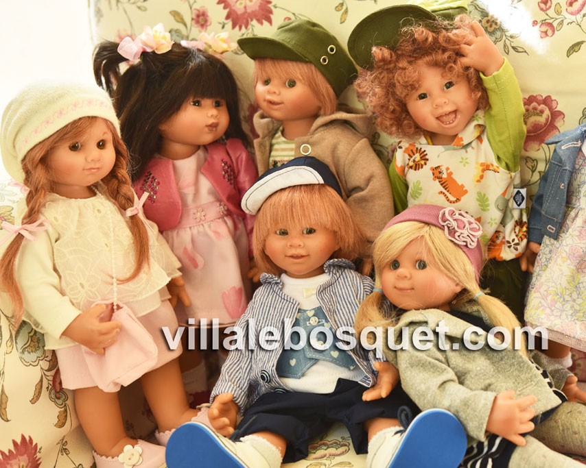 Un grand choix des poupées Müller Wichtel de Rosemarie Müller fabriquées par la célèbre maison de tradition Schildkröt en Allemagne!