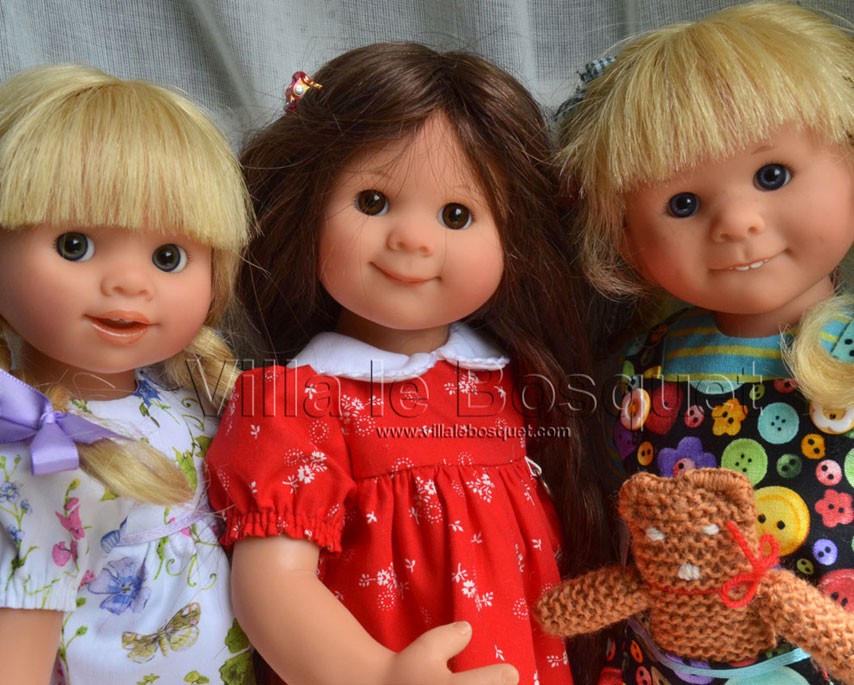 Les poupées de Rosemarie Müller sont adorables, belles et drôles. Chaque poupée est unique.